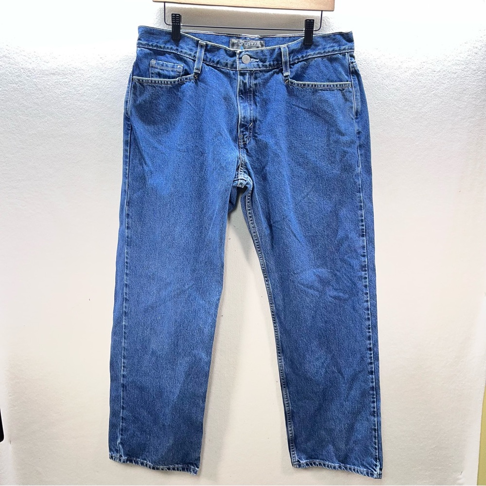 Levi’s SilverTab Vintage Y2K Baggy Leg Jeans Womens 13 M‎ Denim Blue 10/00 3082